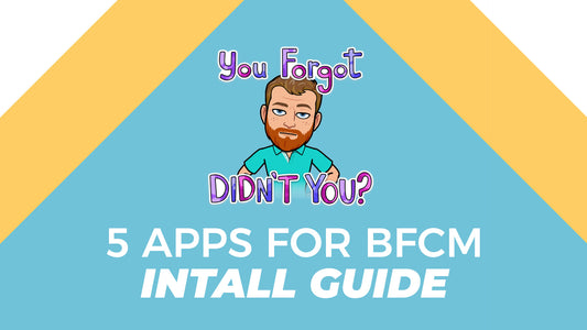 5 Easy Things to do before BFCM