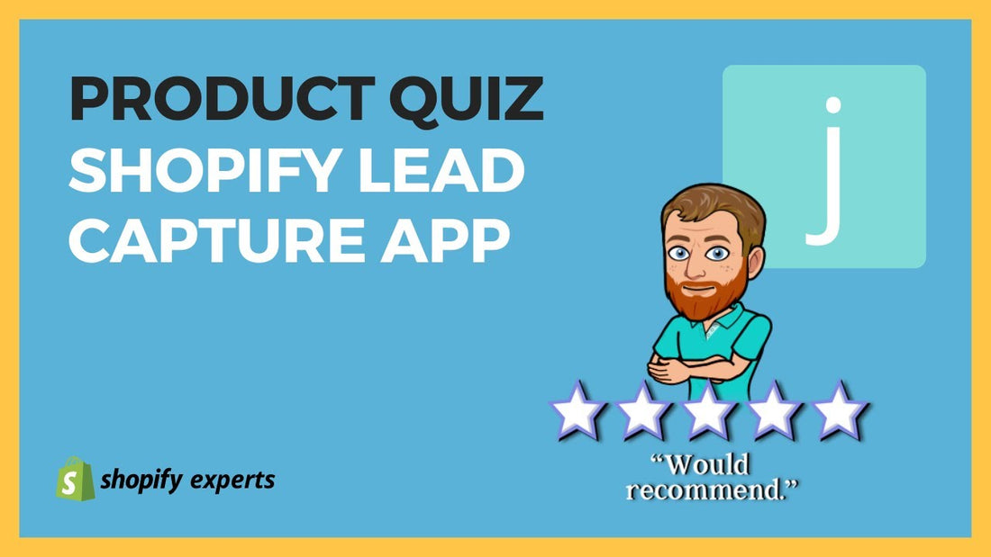 2021 Product Recommendation Quiz for Shopify
